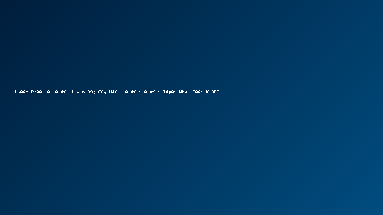 Khám Phá Lô Đề 1 Ăn 99: Cơ Hội Đổi Đời Tại Nhà Cái KUBET!